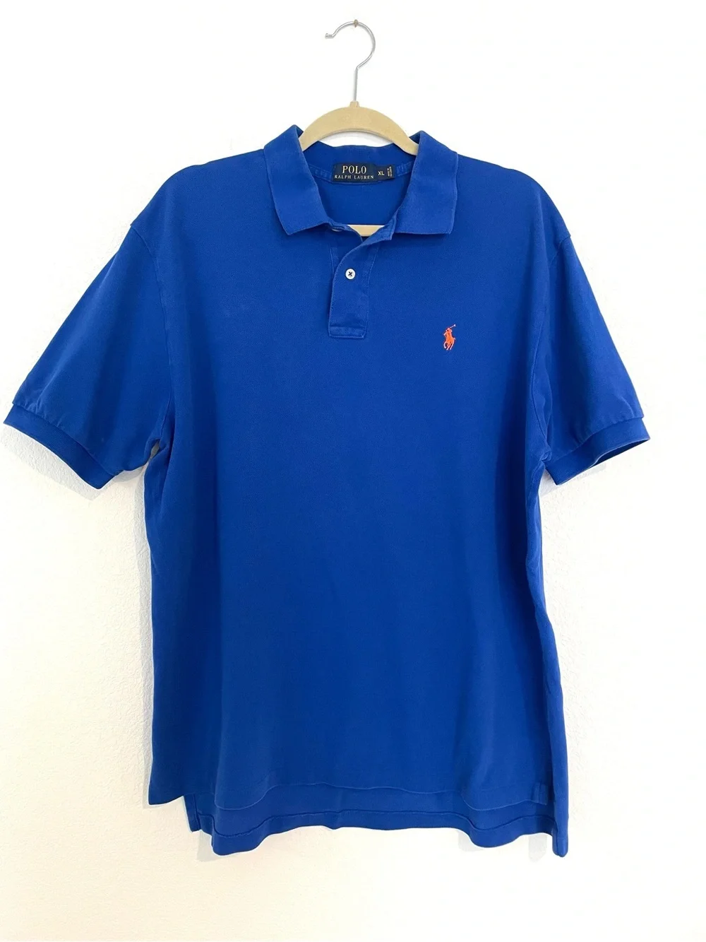 Polo by Ralph Lauren Royal Blue Polo with Orange Pony